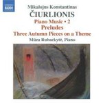 Piano music vol. 2: Preludes / 3 Autumn Pieces on a Theme cover