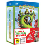Shrek: The Whole Story Blu-Ray (All 4 Shrek Movies) cover
