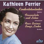Kathleen Ferrier sings Schumann, Mahler & Brahms cover