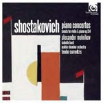 Shostakovich: Piano Concertos nos.1 & 2 / Sonata for violin and piano op.134 cover