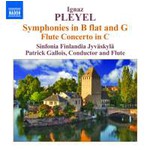 Pleyel: Symphonies in B flat and G /Flute Concerto in C cover