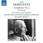 Dohnanyi: Symphony No. 2 & Two Songs cover