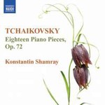 Tchaikovsky: Morceaux (18), Op. 72 cover