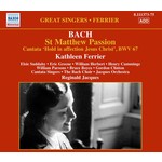 JS Bach: St Matthew Passion (3CD) cover
