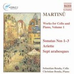 Martinu: Works for Cello & Piano Vol 1 cover