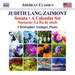 Judith Lang Zaimont: Sonata & A Calendar Set – 12 Virtuosic Preludes cover