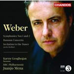 Weber: Symphonies 1 and 2 / Bassoon Concerto / Invitation to the Dance cover