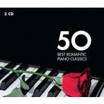 50 Best Romantic Piano Classics (3 Disc) cover