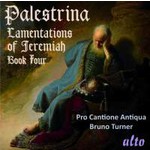 Lamentations of Jeremiah the Prophet Book IV for 5-6 voices cover