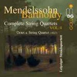 MARBECKS COLLECTABLE: Mendelssohn: String Quartets Vol. 4: Octet & String Quartet [1823] cover