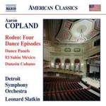 Copland: Rodeo: Four Dance Episodes / Dance Panels / El Salón México / Danzón Cubano cover