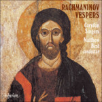 Rachmaninov: Vespers [All-Night Vigil] cover