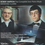 Simpson: The complete solo piano music cover