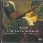 Handel:complete Violin Sonatas cover