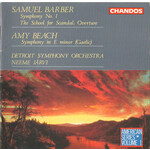 MARBECKS COLLECTABLE: Barber: Symphony No. 1 Op.9 / 'The School for Scandal' Overture / Beach: Symphony in E minor 'Gaelic' cover