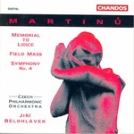 MARBECKS COLLECTABLE: Martinu: Memorial to Lidice / Field Mass / Symphony No. 4 cover