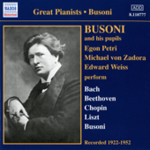 Busoni And His Pupils cover