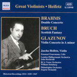 Brahms: Double Concerto / Bruch: Scottish Fantasy / Glazunov: Violin Concerto cover