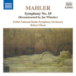 Mahler: Symphony No.10 (reconstructed by Joe Wheeler) cover