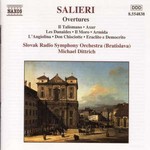 Salieri: Overtures cover