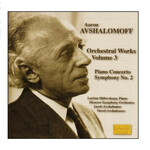 MARBECKS COLLECTABLE: Avshalomoff: Orchestral Works Vol 3 - Piano Concerto / Symphony No.3 cover