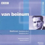 Beethoven: Symphonies Nos.2 & 7 cover