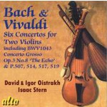 Bach/Vivaldi: Six Concertos for two Violins cover