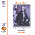 Liszt: 12 Etudes d'exécution transcendante cover
