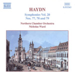 Haydn: Symphonies, Vol. 20 (Nos. 77, 78, 79) cover