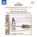 Danzi: Wind Quintets Op.67 1-3 / Sonata for Horn cover