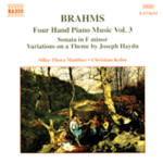 Brahms: Four-Hand Piano Music, Vol. 3 cover