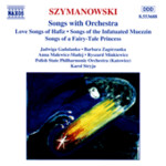 Szymanowski: Songs with Orchestra cover