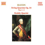 Haydn: String Quartets.Op.54 1-3 cover