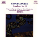 Shostakovich: Symphony No. 14 for Soprano, Bass and Chamber Orchestra, Op. 135 cover