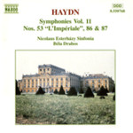 Haydn: Symphonies, Vol. 11 (Nos. 53, 86, 87) cover