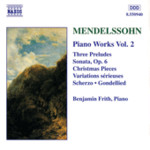 Mendelssohn: Piano Works 2 - Sonata in E Major / Variations serieuses / Preludes and Etudes, Op. 104 cover