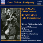 Gregor Piatigorsky - Concertos and Encores (1934-1950) cover