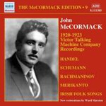 The McCormack Edition Volume 9: 1920-1923 Victor Talking Machine Company Recordings cover