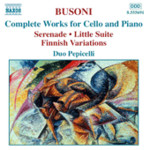 Busoni: Cello and Piano Works (Complete) cover