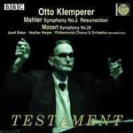 Mahler: Symphony No 2 'Resurrection' (with Mozart - Symphony No. 29 in A major, K201) [recorded 1964] cover