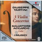 Tartini: 3 Violin Concertos cover