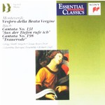 Monteverdi: Vespro Della Beata (with Bach: Cantatas BWV131 & BWV198) cover