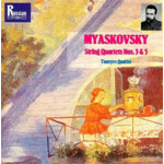 MARBECKS COLLECTABLE: Myaskovsky: String Quartets Nos 3 & 5 cover