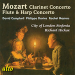 Mozart: Clarinet Concerto / Concerto for Flute and Harp cover