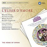 Donizetti: L'elisir D'amore (complete opera recorded in 1966) cover