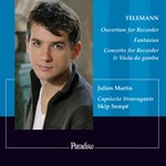Telemann: Ouverture for Recorder, Fantasias & Concerto for Recorder & Viola da Gamba cover