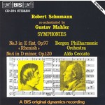 Schumann: Symphonies 3 & 4 (re-orchestrated by Mahler) cover