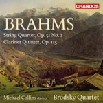 Brahms: String Quartet in A minor, Op. 51 No. 2 / Clarinet Quintet cover