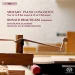 Piano Concertos Nos 18 & 22 cover