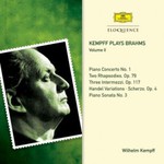 Kempff plays Brahms Vol 2 [incls Piano Concerto No 1 & Piano Sonata No 3) cover